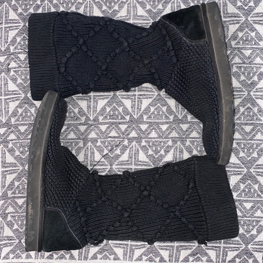 Ugg Black Argyle Boots